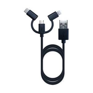 カシムラ USB-A ⇔ USB-C＋Lightning＋micro USBケーブル ［充電 /転送...