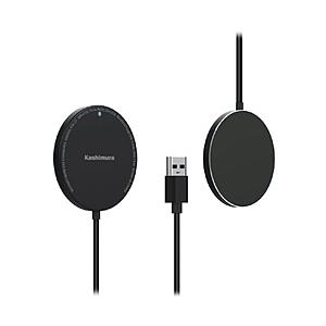 カシムラ ワイヤレス充電器　15W　1m   KW-27