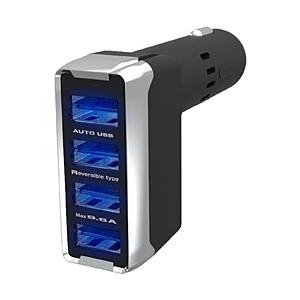 カシムラ カープラグ式充電器　(USB電源/１２V・２４V対応/出力自動判定/急速充電/リバーシブル...