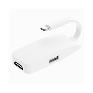 カシムラ 映像変換アダプタ [USB-C オス→メス HDMI /USB-A＋USB-Cメス(給電用...