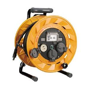 ハタヤリミテッド 単相100V型ブレーカーリール　20m（抜止め）　BR201