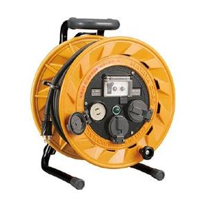 ハタヤリミテッド 単相100V型ブレーカーリール　30m（抜止め）　BR301