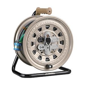 ハタヤリミテッド サンタイガーリール 単相100Vアース付 30m GT301KX