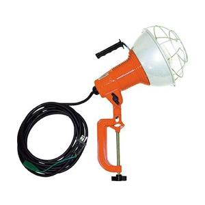 ハタヤリミテッド 防雨型作業灯　リフレクターランプ300W　100V接地付5m　バイス付　RG305...