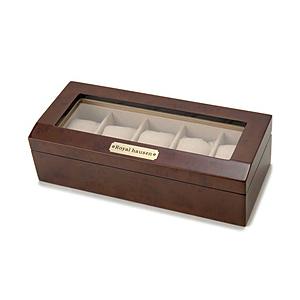 ロイヤルハウゼン 木製時計収納ケース（5本用）　189962