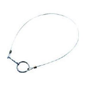 日本緑十字 308042 緑十字 ワイヤーロープ(金具+リング付) 0.8Φ×300 10本組 SU...