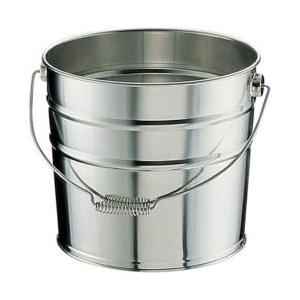 ミネックスメタル 18-8つる付バケット 15L ＜ABK05015＞