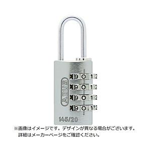 ABUS ＡＢＵＳ　ナンバー可変式４段ダイヤル南京錠　１４５−４ｄ　２０　ＢＫ