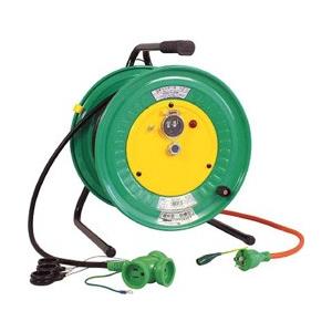 日動工業 電工ドラム　防雨防塵型びっくリール100V　アース付　30m　RBWE30S
