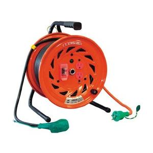 日動工業 電工ドラム　びっくリール　100V　アース過負荷漏電しゃ断器付　30m　RNDEK30S