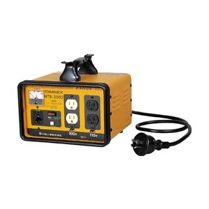 日動工業 変圧器　降圧専用トラパック　2KVA　NTB200D