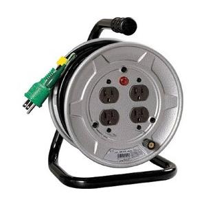 日動工業 電工ドラム 標準型100Vドラム アース付 10m NSE14