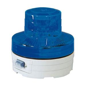 日動工業 電池式LED回転灯　ニコUFO　夜間自動点灯タイプ　青　NUBB