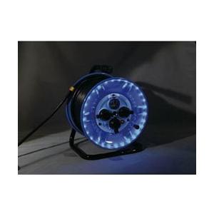 日動工業 NPWL-EK33-B 日動 防雨型電工ドラム LEDラインドラム 青