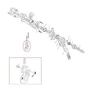 キトー LB008用部品　ウエフック組　L5BA00810012