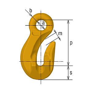 キトー キトー　チェンスリング（アイタイプ）　グラブフックＨＧＧ   HGG10