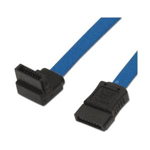 アイネックス SAT-3004LBL(シリアルATAケーブル 片下L型コネクタ 40cm)