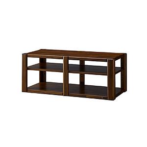 朝日木材 オーディオラック 2段×2(横) SD-DX2123   SD-DX2123