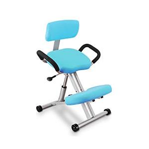 レメックスジャパン バランスチェア［背もたれ＆アーム付き］ （肘掛なし・ブルー） RBC-G06AX-BL [振込不可]