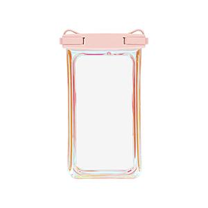 Owltech(オウルテック) 完全防塵・防水IP68 オーロラカラー 防水ケース  オーロラピンク...