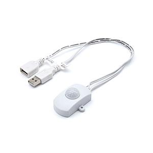 タイムリー USB人感センサー 動きに反応して電源ON USBSENSOR-WH ホワイト