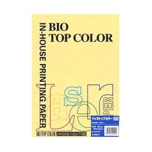 伊東屋 BT403（バイオトップカラー/イエロー/A4/50枚/160G） 【864】