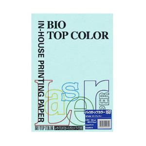 伊東屋 BT408（バイオトップカラー/ミディアムブルー/A4/50枚/160G）