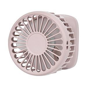 ライフオンプロダクツ カラビナリール付手のひらファン  スモーキーピンク LCAF025-SP