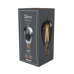 ビートソニック LED電球 エジソン ST45 ブラッククリアー Siphon   ［E17 /一般...