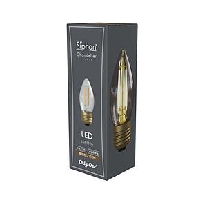 ビートソニック LED電球　シャンデリア　E26 Siphon   ［E26 /シャンデリア電球形 ...