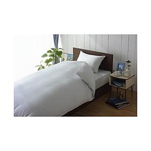 生毛工房 UM-K13-KWS BL　80サテン掛けふとんカバー セミダブルロングサイズ(170×2...