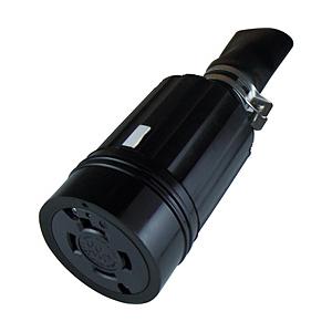 アメリカン電機 引掛形 防水形コネクタボディ 接地3P60A600V 4664RW