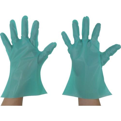 東京パック ニューマイジャストグローブエコノミー化粧箱 200枚 M  グリーン GNEK-M