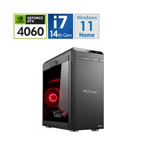 DGI7G60BC21DNHB3 ゲーミングデスクトップパソコン G-Tune(RTX 4060) ...
