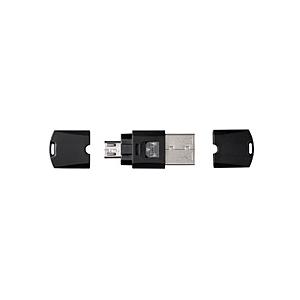 BUFFALO(バッファロー) BSCRUM04BK(スマートフォン/タブレット/PC対応 microSD専用カードリーダー/ライター)の商品画像