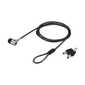 BUFFALO(バッファロー) BSL05S02  ピンシリンダー錠ワイヤーロック(統一キー対応) ...