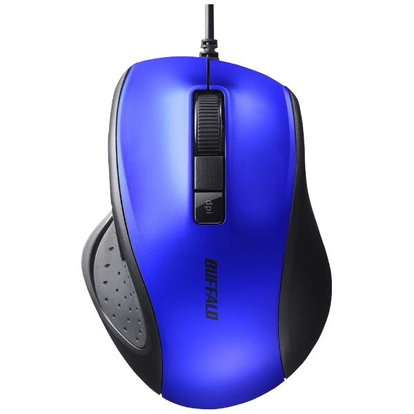 BUFFALO(バッファロー) BSMBU308BL　有線BlueLEDマウス［USB・Mac／Wi...