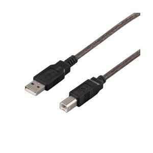 BUFFALO(バッファロー) USB2.0ケーブル (A to B) ブラックスケルトン 1.5m...