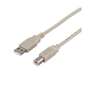 BUFFALO(バッファロー) USB2.0ケーブル (A to B) 5m アイボリー BCUAB...