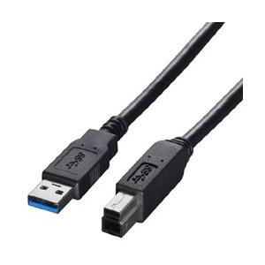BUFFALO(バッファロー) コネクター USB3.0 A to B ケーブル 3m ブラック B...