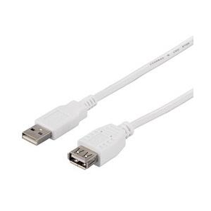 BUFFALO(バッファロー) USB2.0延長ケーブル (A to A) 1.5m ホワイト BC...