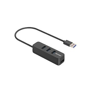 BUFFALO(バッファロー) BSH4U328U3BK USB-Aハブ (Chrome/Mac/W...