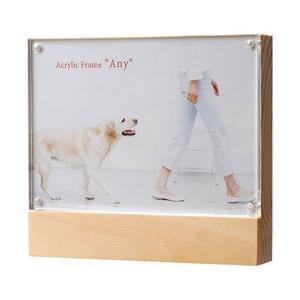 万丈 アクリルフレーム エニー （ポストサイズ/ナチュラル） AE-PC-NL