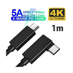 トーホー USB-C ⇔ USB-Cケーブル [映像 /充電 /転送 /1.0m /4K /PD10...