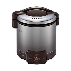 リンナイ ガス炊飯器　0.9L（1〜5号）　RR-050VQ(DB)　プロパンガス　LPG ダークブ...