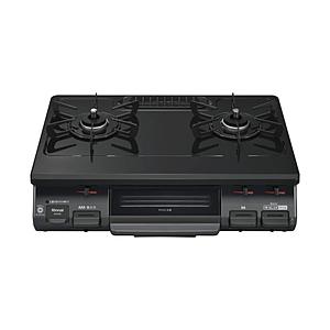 リンナイ ガステーブルコンロ　片面焼き水なしグリル　RTE597BKL　プロパンガス　LPG ブラッ...