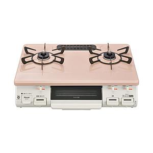 リンナイ ガステーブルコンロ 水なし片面焼きグリル[左強火  