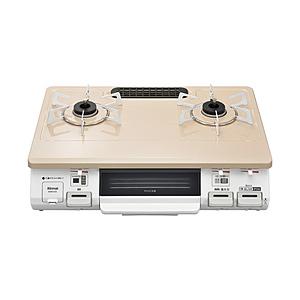リンナイ ガスコンロ[右強火]  カフェベージュ BKM80TCBR ［約60cm /都市ガス12・...