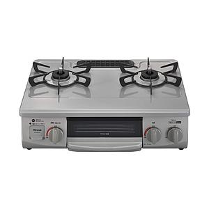 リンナイ ガスコンロ ワンピーストップ  スカイグレー RTE565GRL_LP ［約56cm(コン...