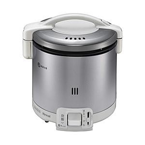 リンナイ ガス炊飯器 炊飯専用タイプ 0.8L（1〜5合）都市ガス用 こがまる グレイッシュホワイト...